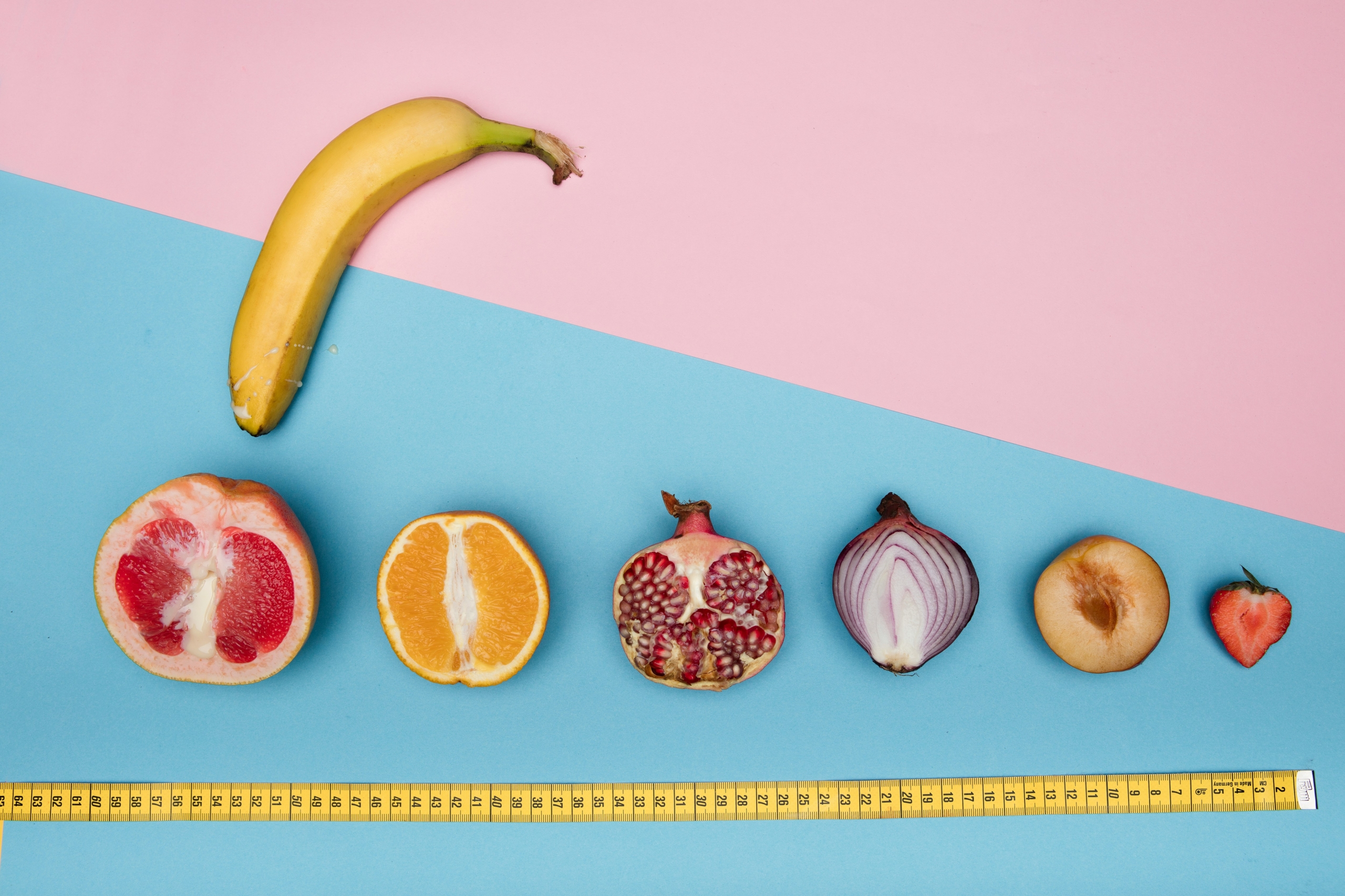 sliced orange and banana fruits